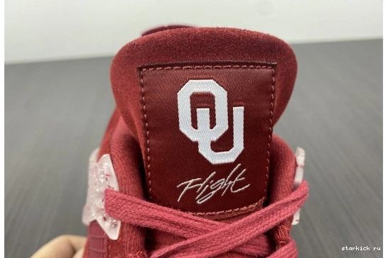Oklahoma Jordans AJ4-904282 Retro Air 4 AJ4-904282 Sooners 0201